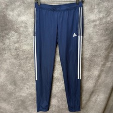 Adidas Tiro 21 Womens Soccer Track Pants Size M Navy Blue White NWT