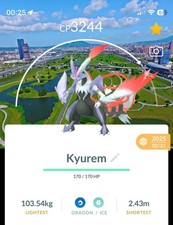 Pok mon GO: Shiny Kyurem Taiwan background