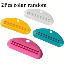 2 Pack Toothpaste Squeezer Dispenser Tube Roller Anti Waste Bathroom Tool