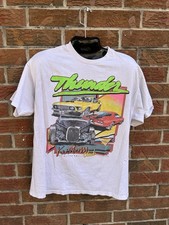 VTG J.Galt Mens One Size Thunder Kustom Club 1984 Garage Racing T-Shirt USA Made