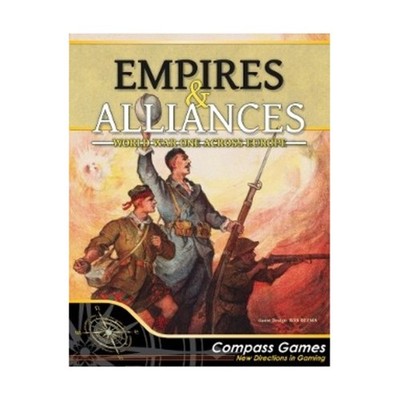 Kompass WWI Krieg Spiel Empires & Alliances - Welt Eins Über Euro Kiste Ex / NM