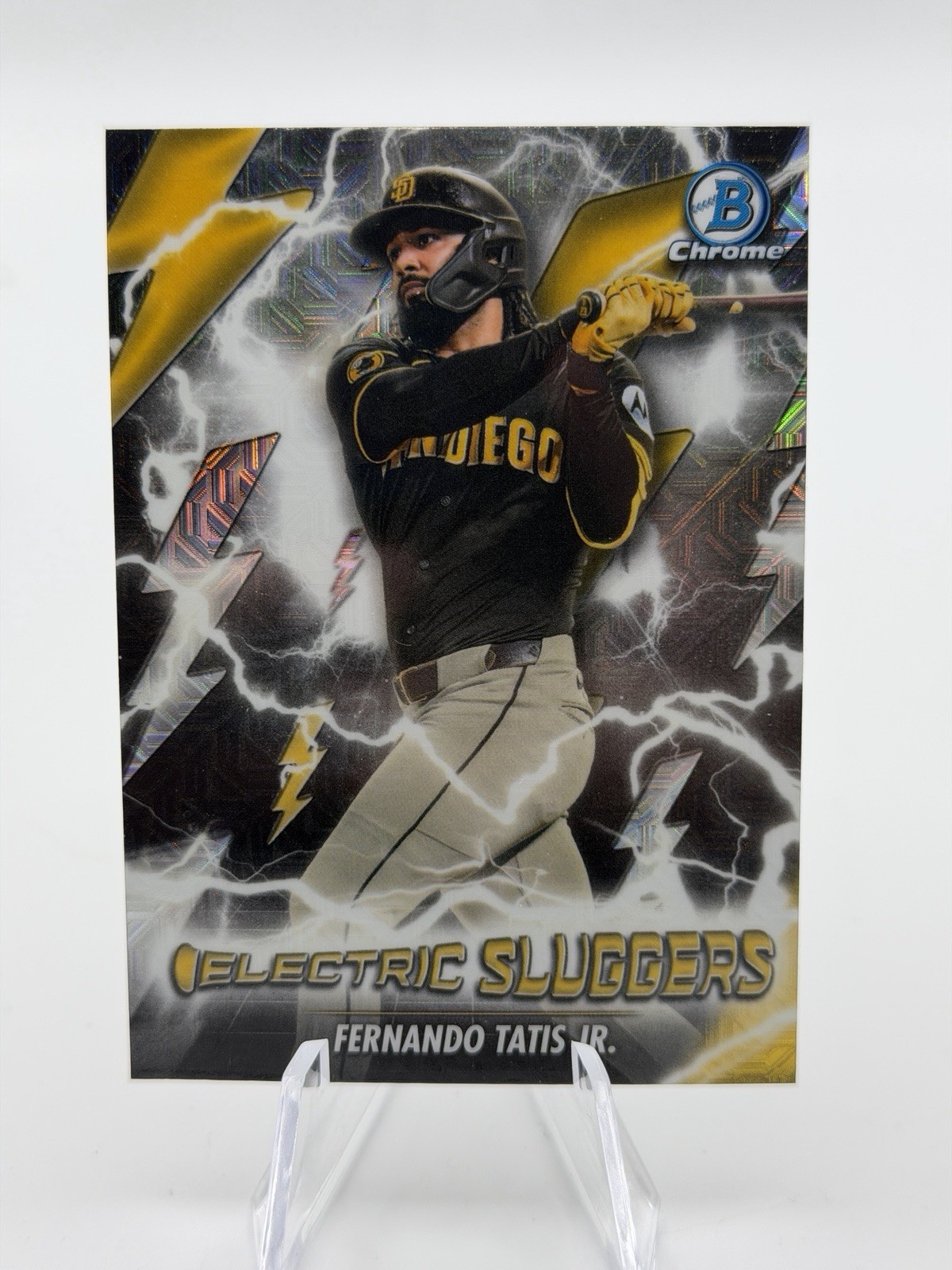 2026 Bowman - Chrome Electric Sluggers Fernando Tatis Jr. #ES-3 Mojo Refractor