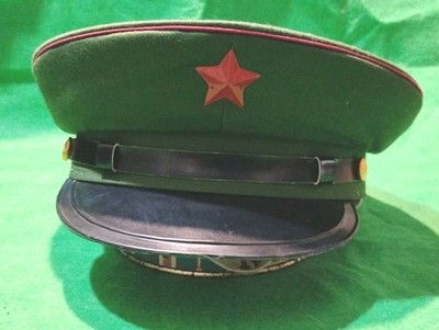 旧陸軍　軍帽 Chinese Peoples Liberation Army Officers Hat. 1960's Era. | eBay