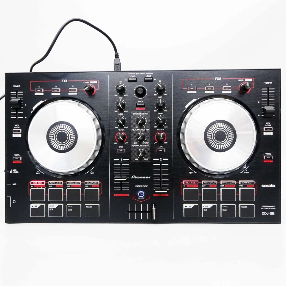 Pioneer DJ DDJ-SB Black Serato DJ Controller from Japan Used - Image 2 of 4