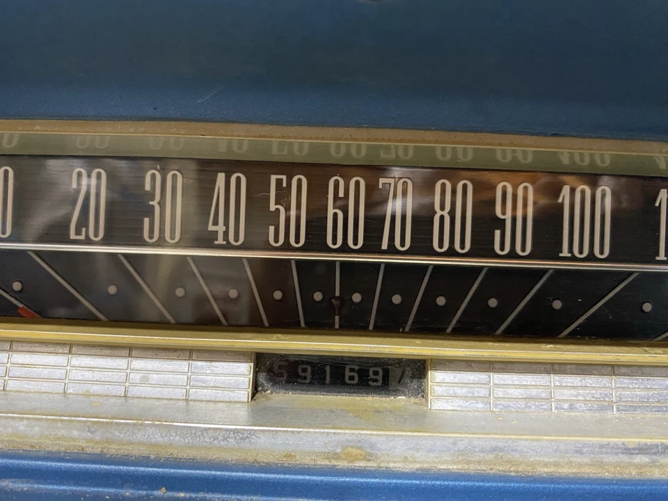 Оригинальная синяя приборная панель 1963 Ford Galaxie 500 59 169 миль — чистая! - Изображение 4 из 4