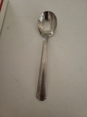 Oneida ETAGE Stainless Round Soup Spoon USA Glossy Silverware Flatware