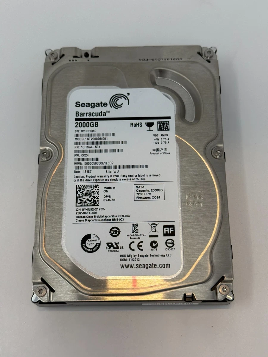 Seagate Barracuda St2000dm001 2tb for sale | eBay