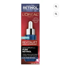 L'Oreal Paris Revitalift Derm Intensives Night Serum 0.3% Pure Retinol 1 fl oz