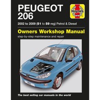 Peugeot 206 2002-2009 Benzin Diesel Werkstatthandbuch Haynes