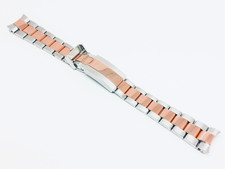 New 20mm Oyster 2 Tone Steel / RG Replacement Bracelet for Rolex Datejust Watch