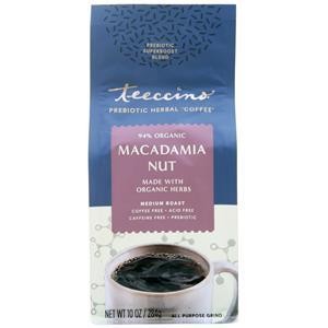 Пребиотический травяной кофе Teeccino с орехами макадамии средней прожарки, 10 унций