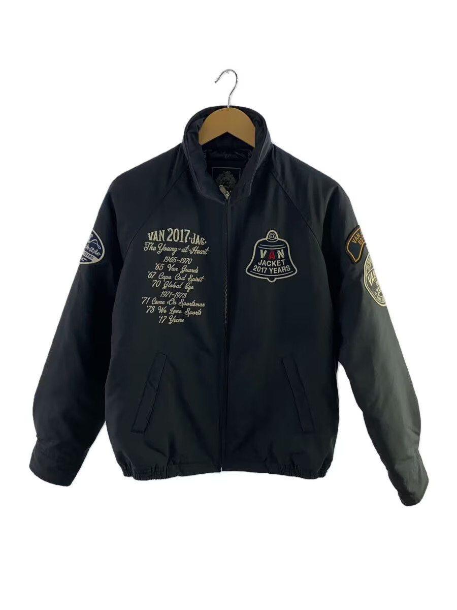 VAN Down Jacket, Medium, Polyester, Navy, JC-16519 - image 1
