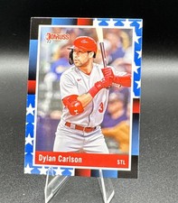 2022 Donruss Independence Day Batting Variation Dylan Carlson #264 Cardinals
