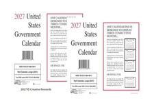 2027 Unicor US Government Wall Calendar (Pack...