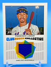 2026 Topps Heritage Francisco Lindor Game Used Relic Clubhouse Collection Mets