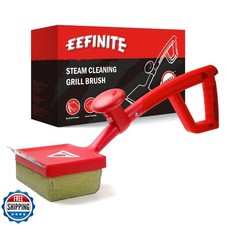 EEFINITE Bristle Free Steam Grill Brush for Outdoor Grill, Safe N