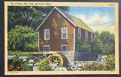 Fulling Mill High Brewster MA Hicks Original Vintage Postcard