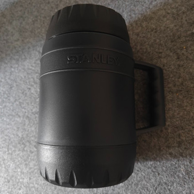 Stanley Black Insulated Travel Mug Preowned With Handle Durable Compact Design