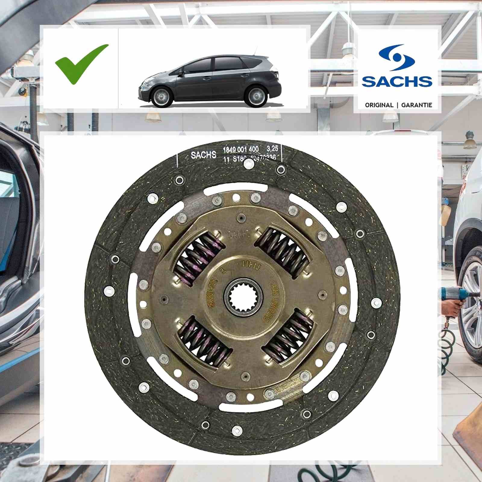 Sachs Kupplungsscheibe FORD FOCUS (DAW, DBW) 1.6 16V