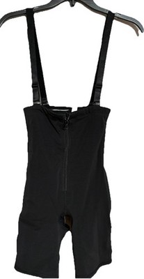 Shape Your Body Shapewear Adjustable Removable Straps Front Zipper  Black M