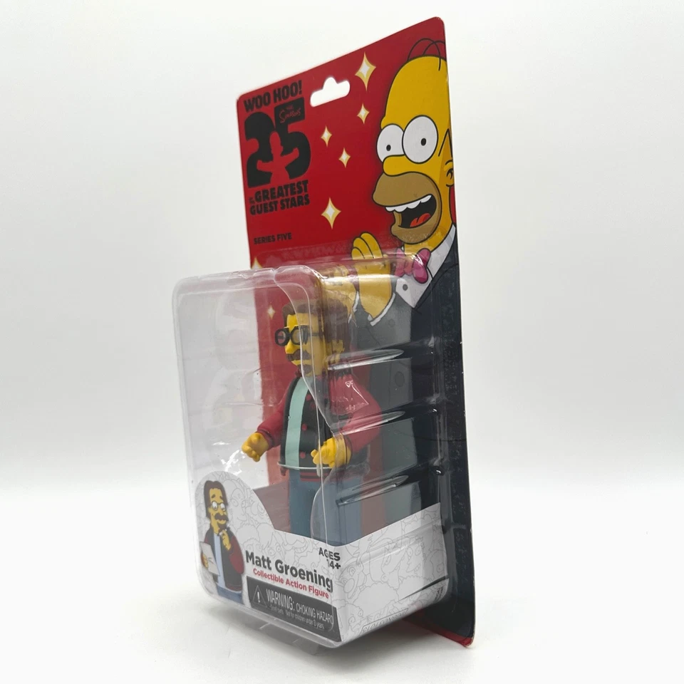 Figura NECA Simpsons 25 Aniversario Grandes Invitados Serie 5 Matt Groening NUEVA Foto 4 de 4