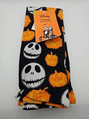 Disney 2 Pack Kitchen Hand Towels The Nightmare Before Christmas Halloween NWT