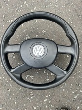 Volkswagen Polo Steering Wheel & SRS Horn Button 4 Spoke 2005 9N OEM 6Q0419091L