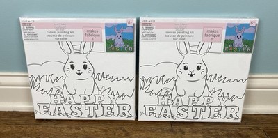 Creatology Easter Canvas Painting Kit - Craft - New Sealed - 2 Kits Total