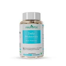 Neuherbs Acidophilus Daily Probiotics | Gut Health | 60 Capsules