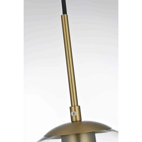 Living District LD2206SG Baxter 1 Light 8 inch Satin Gold Pendant Ceiling Light - Picture 6 of 10