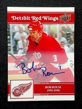 BOB ROUSE 2025-26 UD DETROIT RED WINGS CENTENNIAL AUTOGRAPHS RED 25-26 #76   053