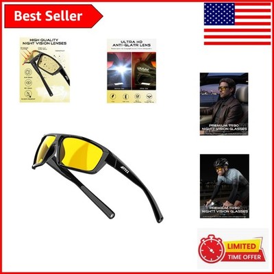 Men's Wrap Around Sports Sunglasses - Ideal for Low Light and Night Activities
