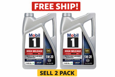 Pack of 2-Mobil 1 High Mileage 5W-20 Full Synthetic Motor Oil, 5 Quart 21.58 per gallon