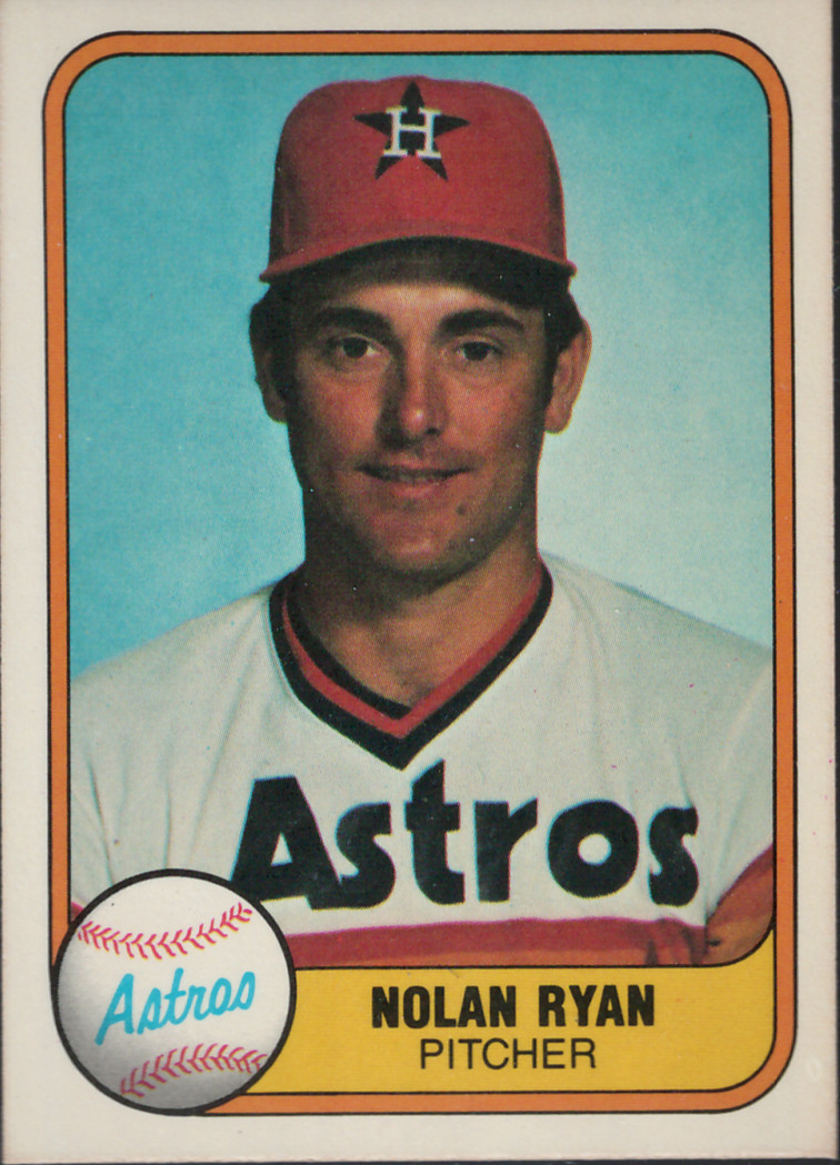 1981 FLEER #57 NOLAN RYAN (FREE SHIPPING)