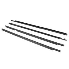 Auto Weatherstrip, 4PCS Window Seal Moulding Trim Outer Door Seal Belt for To...