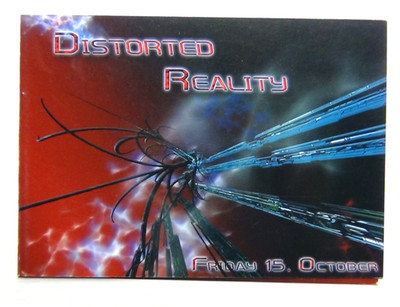 Distorted Reality @ Nispet, Herne - 15.10.200? - HARDCORE - GABBER - Flyer