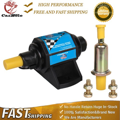 #ad 12V 35GPH 4 7PSI Advanced Micro Inline Fuel Pump Electric Low Pressure Gasoline $23.99