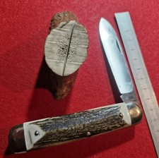 Taschenmesser   Jagdmesser Jagdtaschenmesser Dovo Solingen Hirschhorn