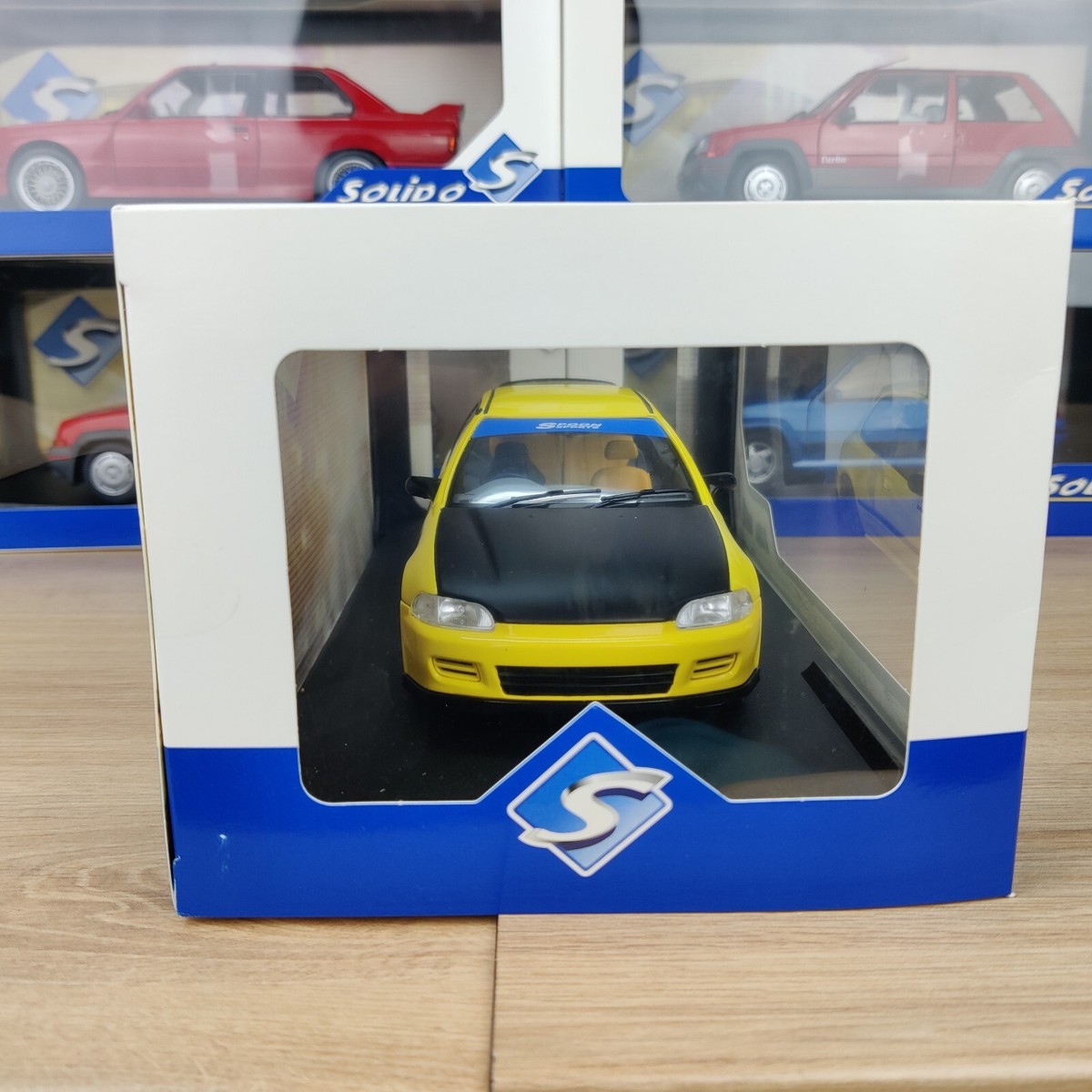 HONDA CIVIC (EG6) SPOON VERSION JAUNE CARNAVAL 1991