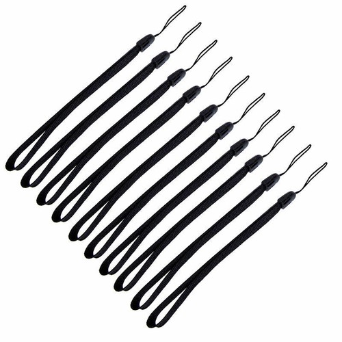 10PCS Black Hand Wrist Lanyard Strap For Camera & Q6R-US U-Disk USB Supply W9N0