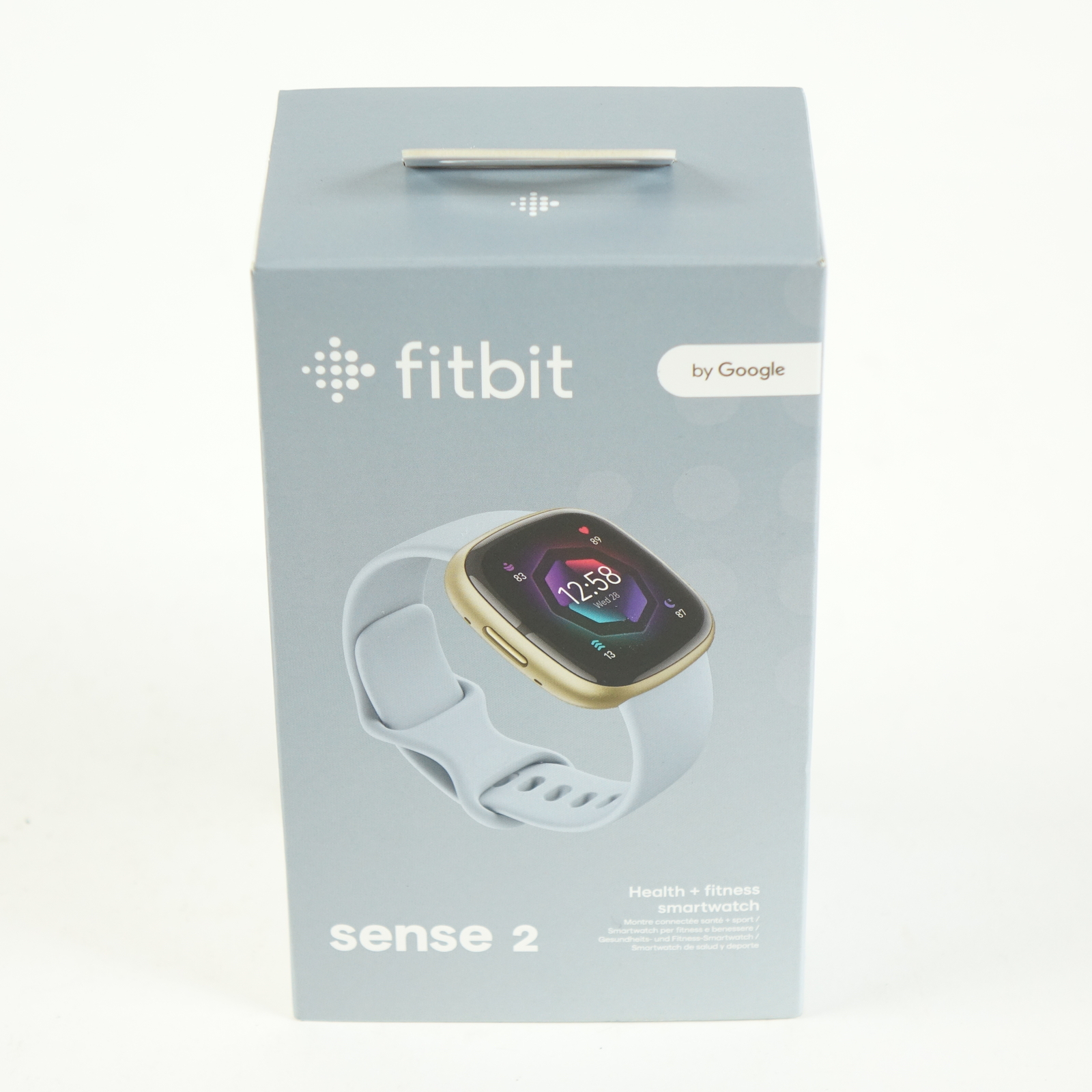 Fitbit Sense 2 Smartwatch with Advanced Health Tracking in Blue Mist Pale Gold-image
