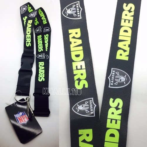 NFL Las Vegas Raiders keychain Lanyard - Pick Your Color! - Picture 11 of 45