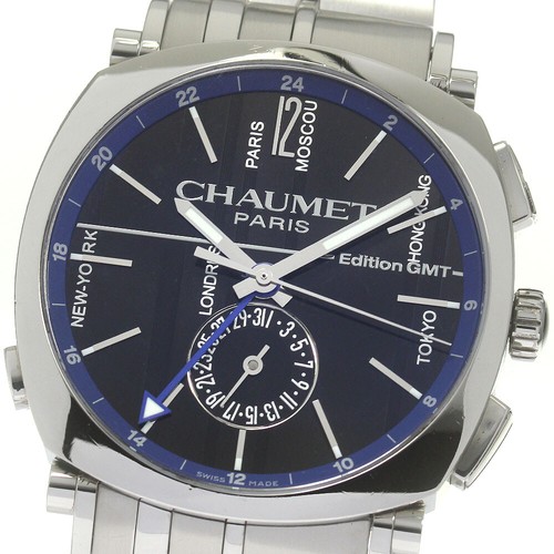 Chaumet Dandy W11692-32A GMT black Dial Automatic Men's Watch_846721