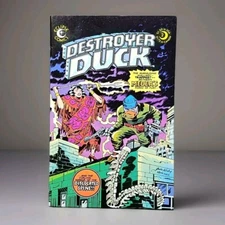 Rare VTG NM Eclipse Comic Book Destroyer Duck 2 1983 HTF LTD Variant Collectible
