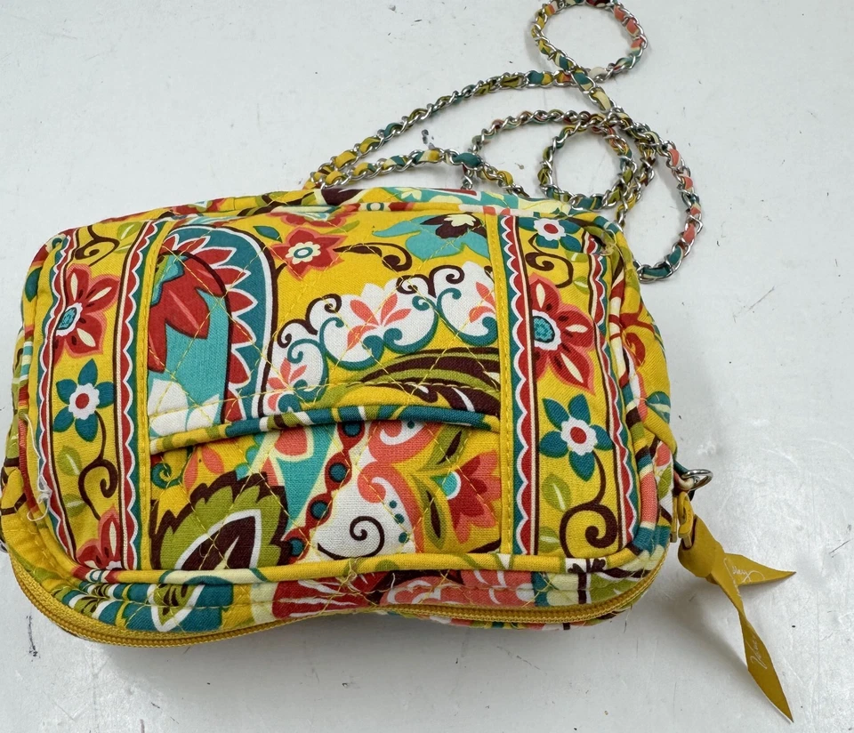 Vera Bradley Cassidy Womens Handbag Multicolor Floral Crossbody Strap Clutch Bag - Image 3 of 4