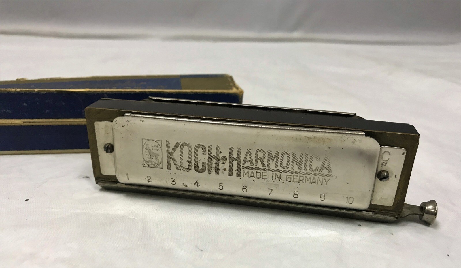 Vintage Bandmaster Chromatic Koch Slide Harmonica Made In Germany In