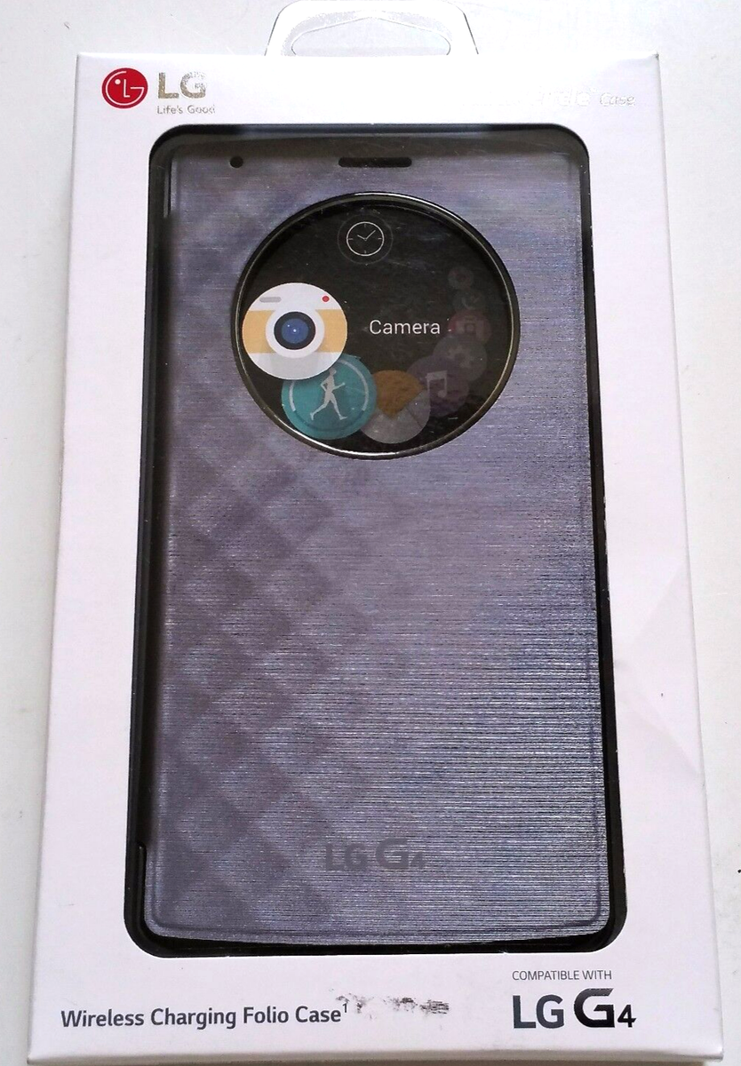 LG G4 Quick Circle Wireless Charging Folio Case Compatible w