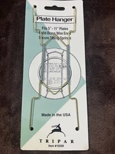 Tripar 5”-11” Solid Brass Wire Ends Secure Fitting Springs Plate Hanger #10208