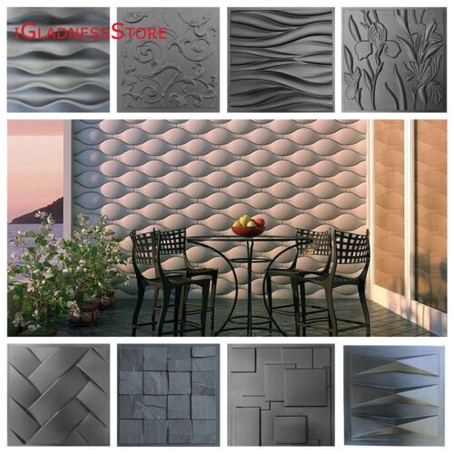 Form Decorative wall Art Decor ABS Plastic molds for 3D  panels Plaster Gypsum  - Afbeelding 1 van 193