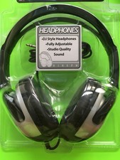 GWP sport HEADPHONES,DJ Style Fully Adjustable,Black/SL